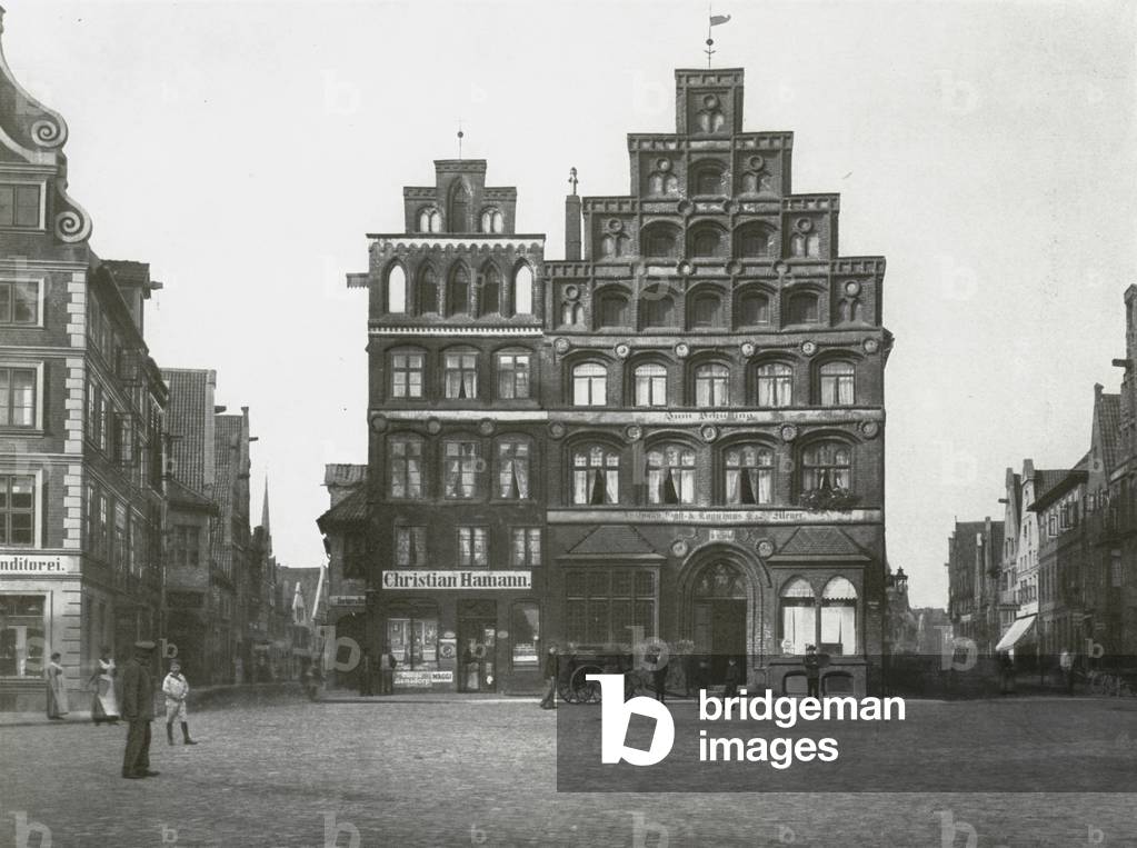 Luneburg, Schutting (b/w photo)