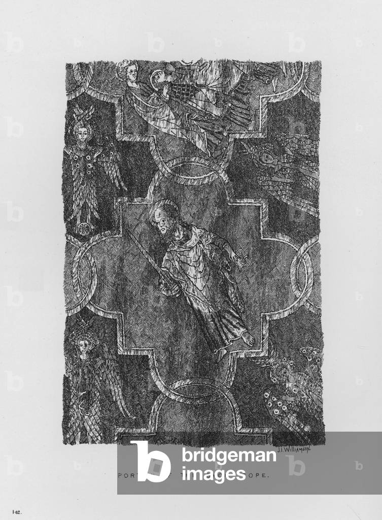 Victoria And Albert Museum: Portion of the Syon Cope (engraving)