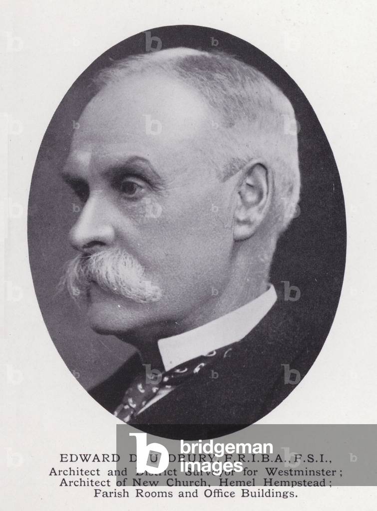 Prominent Men of London: Edward Dru Drury (b/w photo)