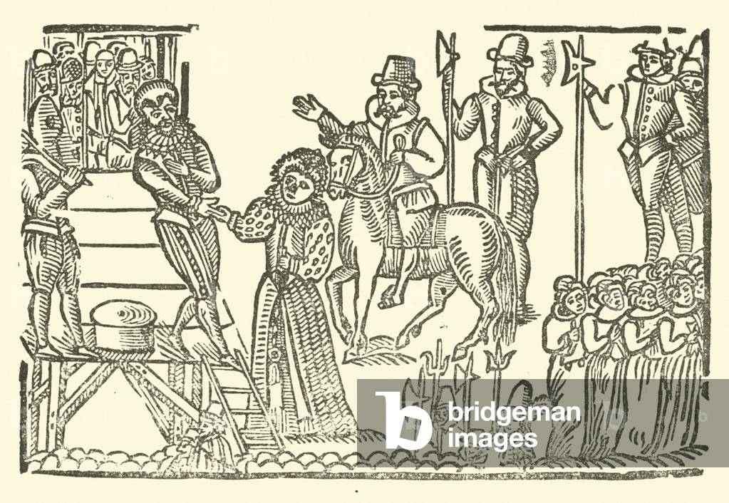 Illustration for The Roxburghe Ballads (woodcut)