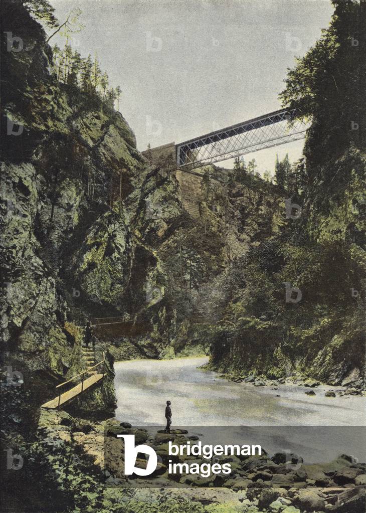 Tarvis, Pont Sur La Gailitz (colour photo)