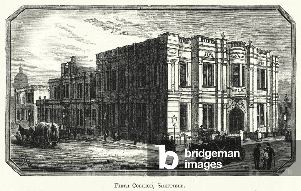 Firth College, Sheffield (engraving)