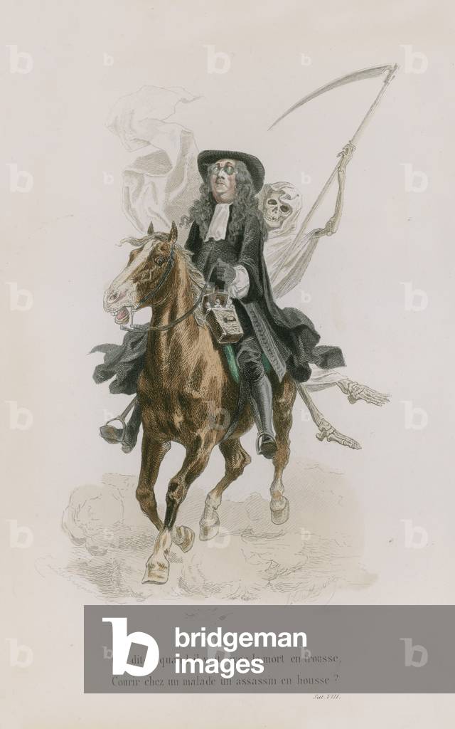 Satire VIII (coloured engraving)