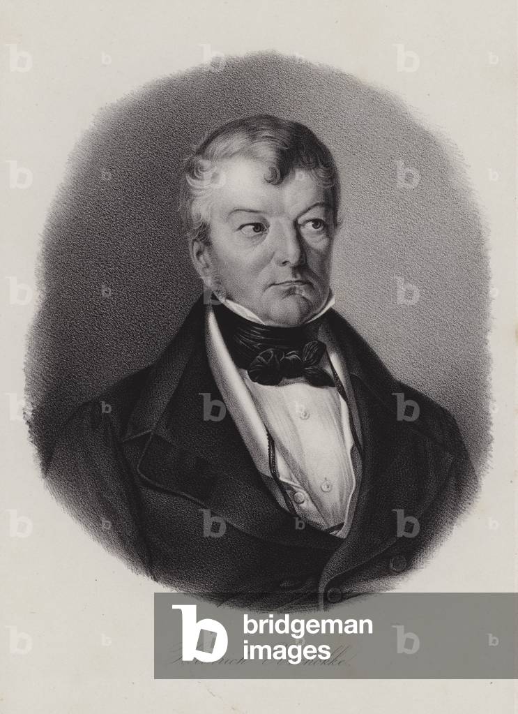 Heinrich Zschokke, Swiss author and reformer (engraving)