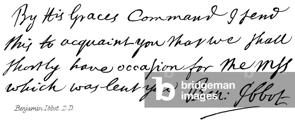 Benjamin Ibbot D D (engraving)