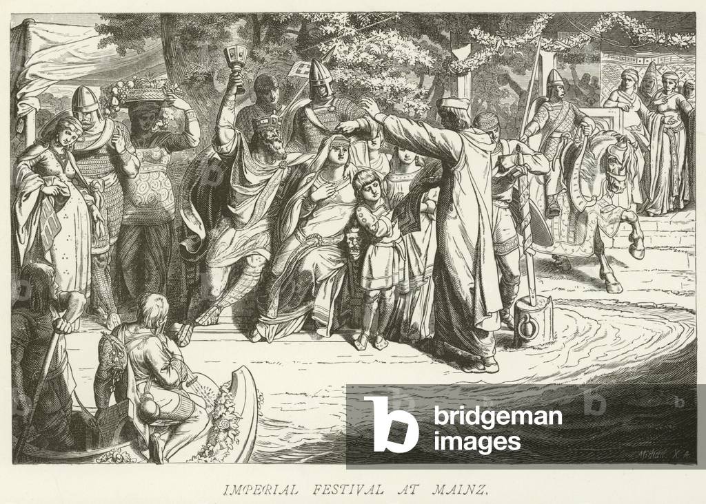 Imperial Festival at Mainz (engraving)