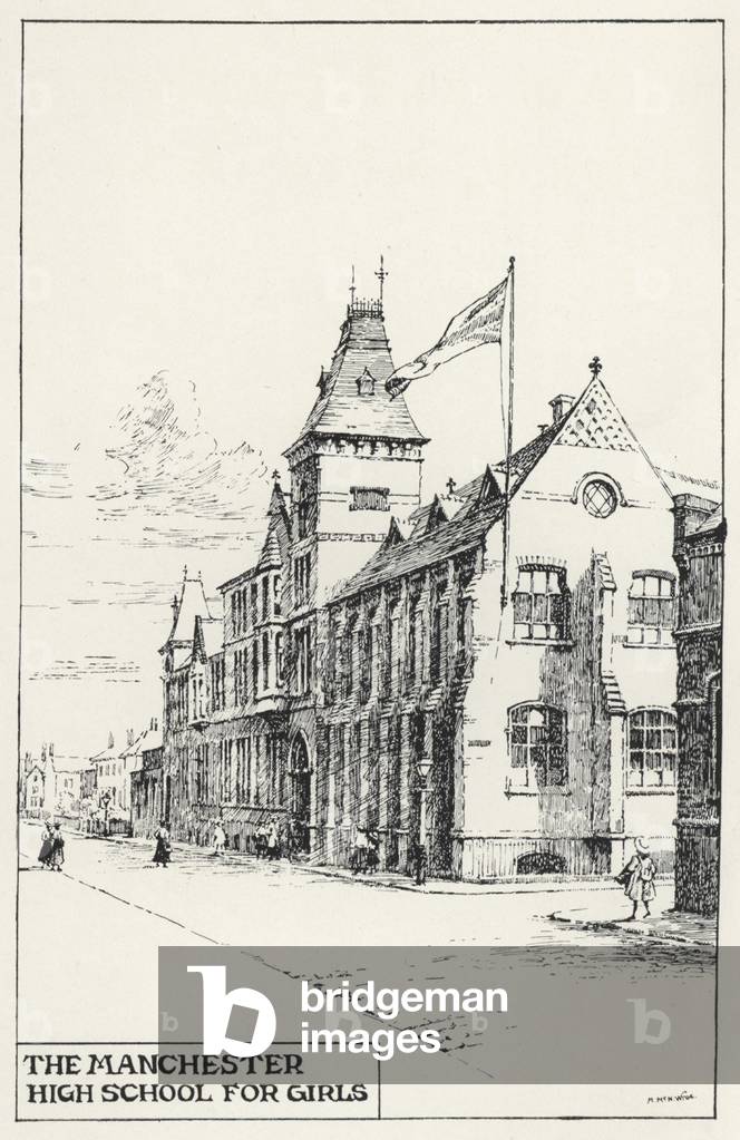The Manchester High School for Girls (litho)