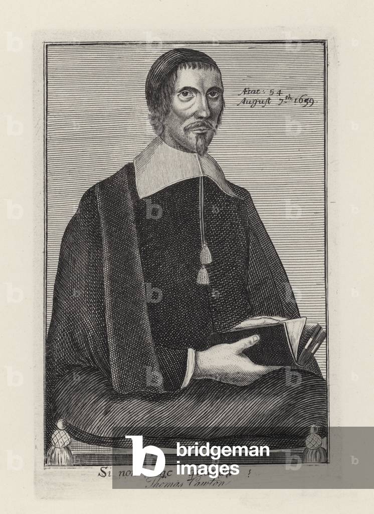 Thomas Cawton, Minister of St Bartholemew's, London (engraving)