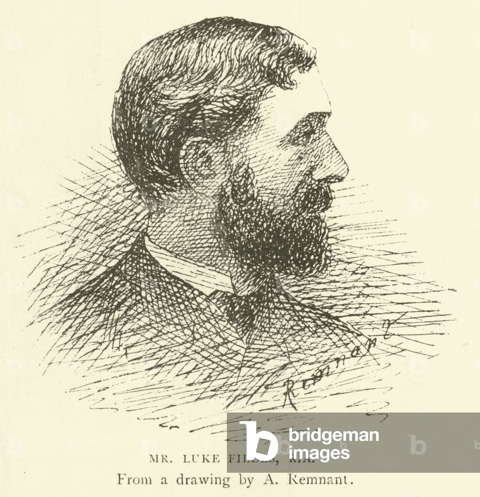 Mr Luke Fildes, RA (engraving)