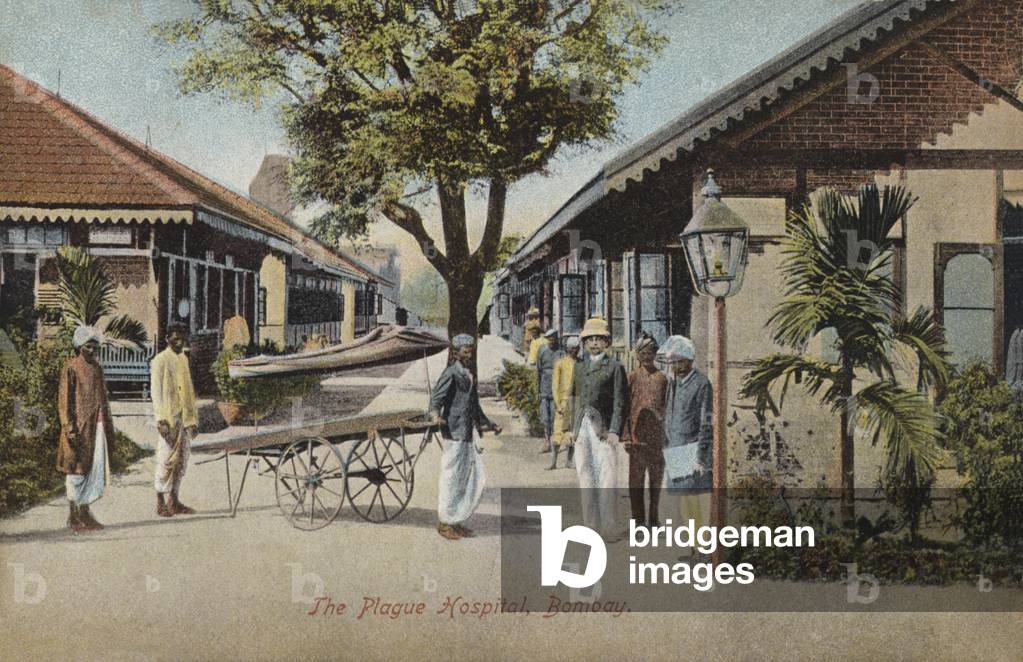 Plague Hospital, Bombay, India (photo)