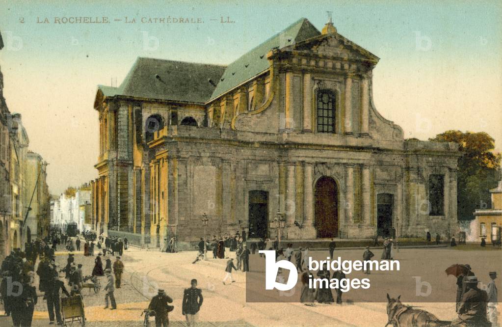 La Rochelle, La Cathedrale (colour photo)