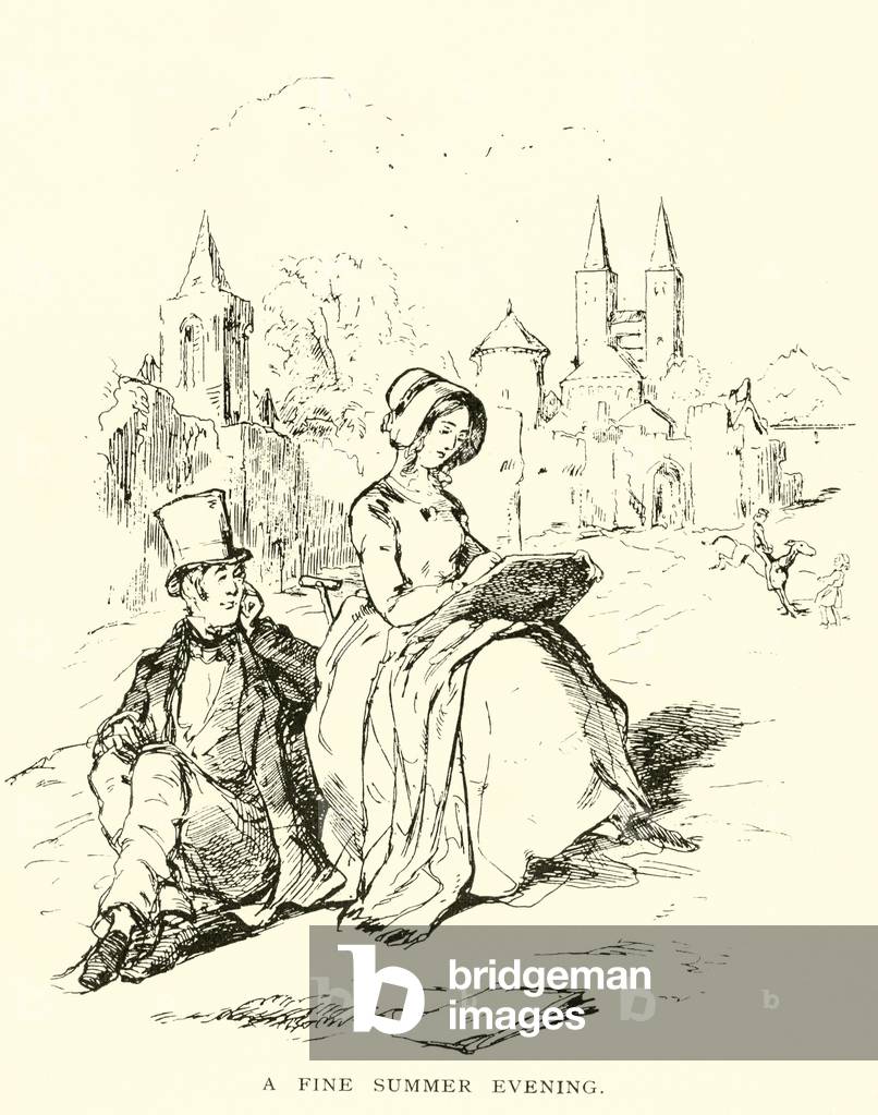 Illustration for Vanity Fair (engraving)