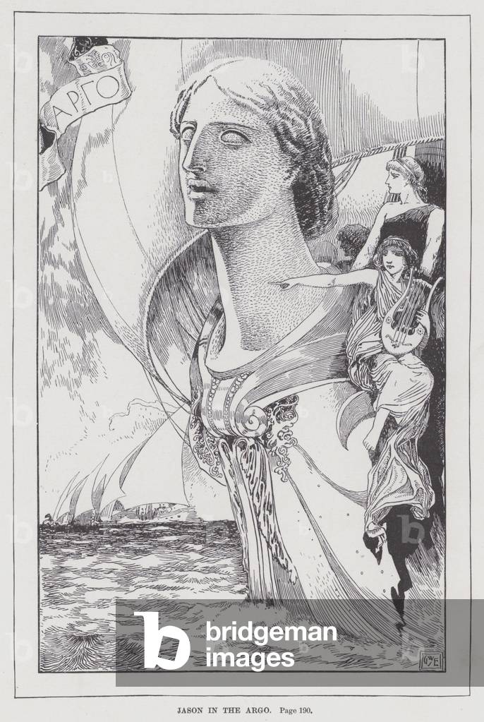 Jason in the Argo (litho)