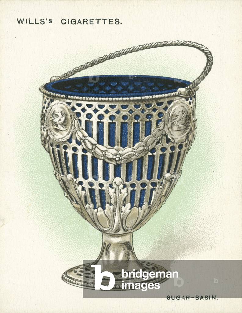 Old Silver, Sugar-Basin, with Glass Liner, 1774-5 (chromolitho)
