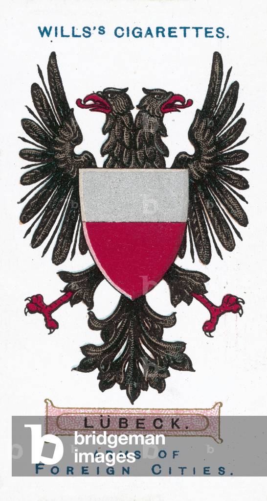 Arms of Lubeck (chromolitho)