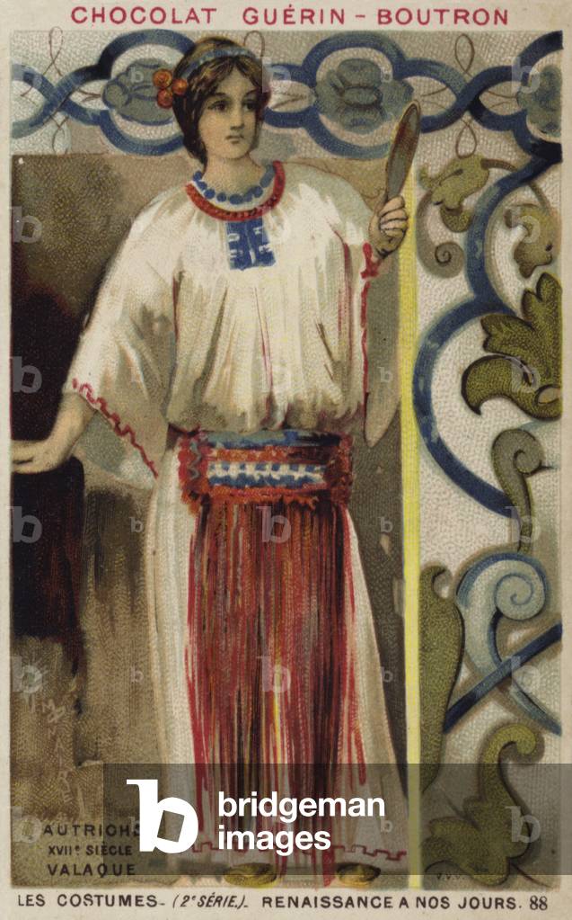Wallachian costume, 17th Century (chromolitho)