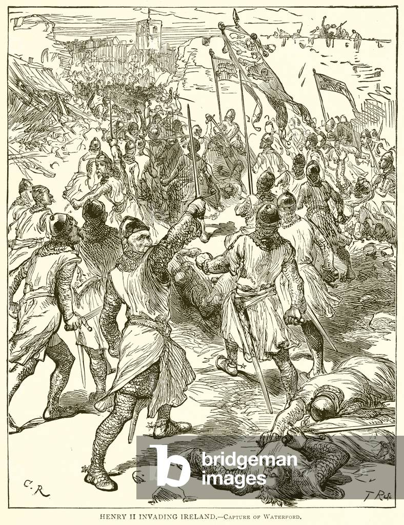 Henry II Invading Ireland (engraving)