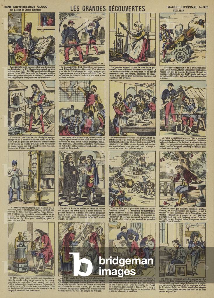 Great discoveries  (Epinal print)