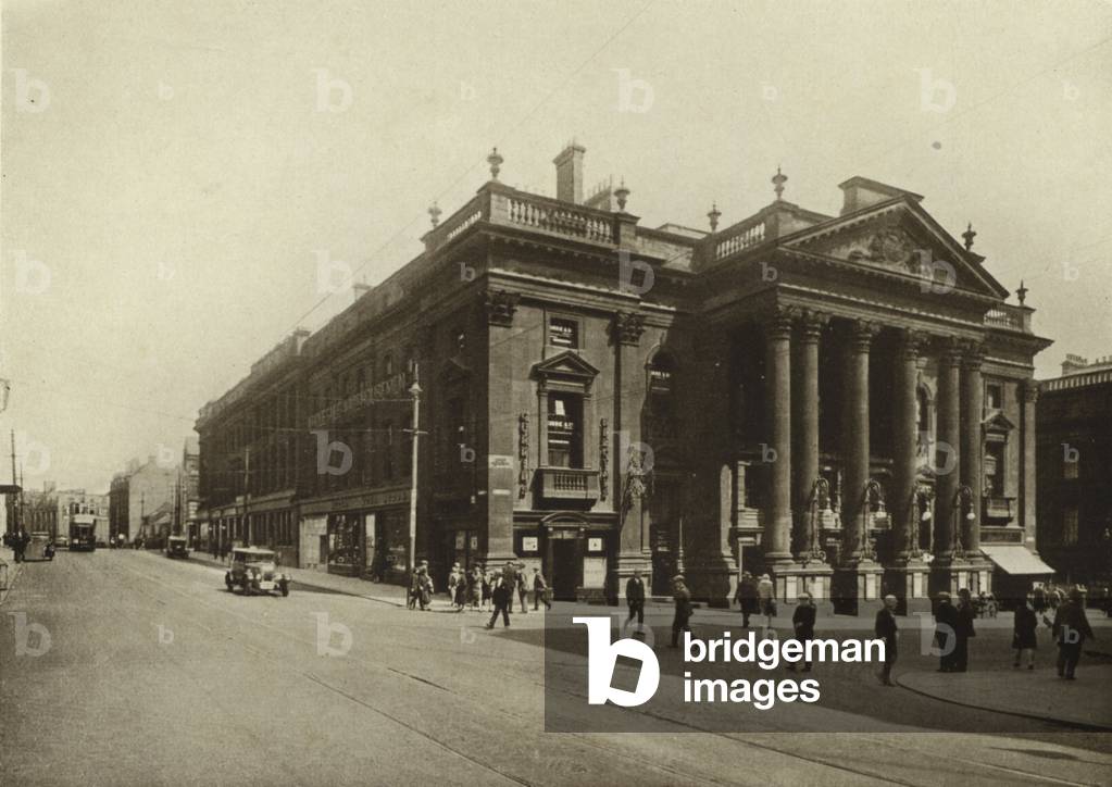 Newcastle Upon Tyne: The Theatre Royal (b/w photo)