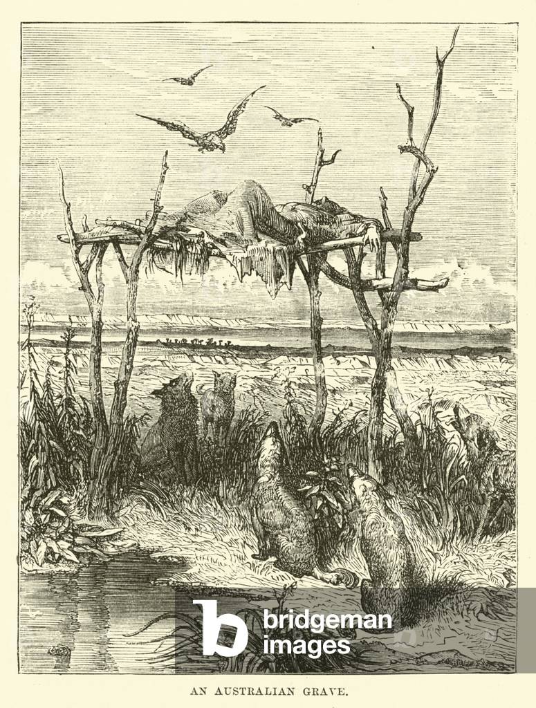 An Australian Grave (engraving)