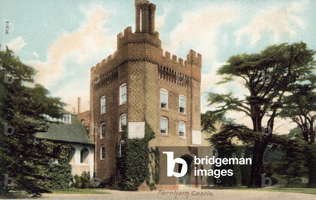 Farnham Castle, Surrey (colour photo)