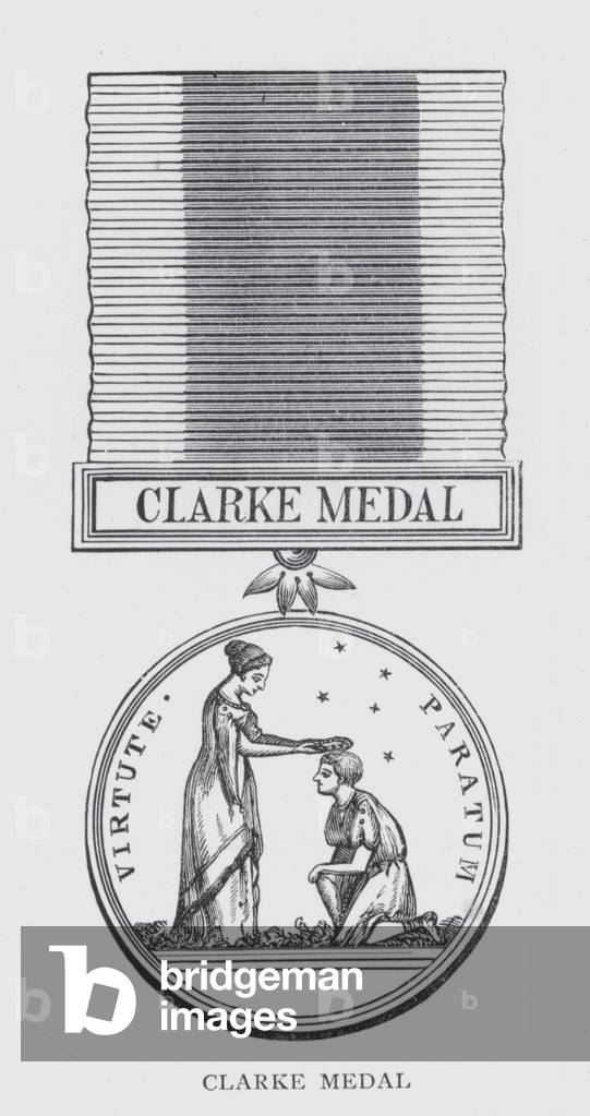 Clarke medal (litho)