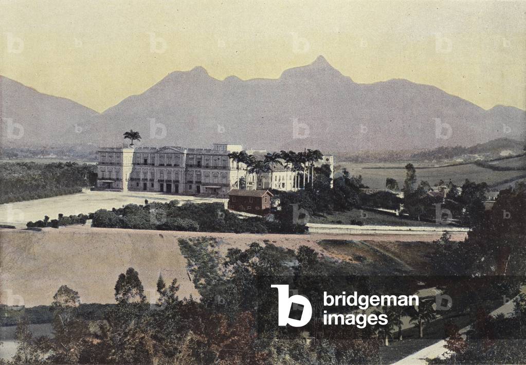 Ancien Palais De Don Pedro A Sao Christovao (colour photo)