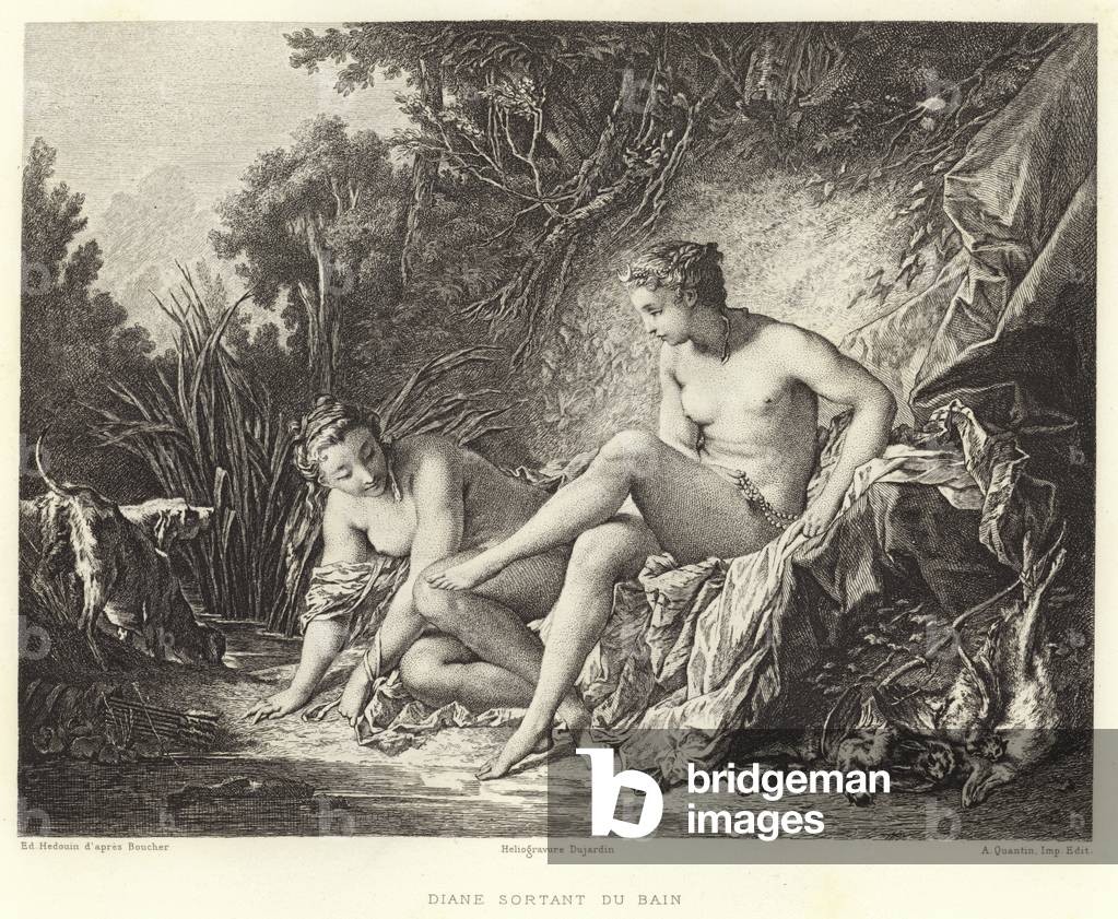 Diane Sortant du Bain (engraving)