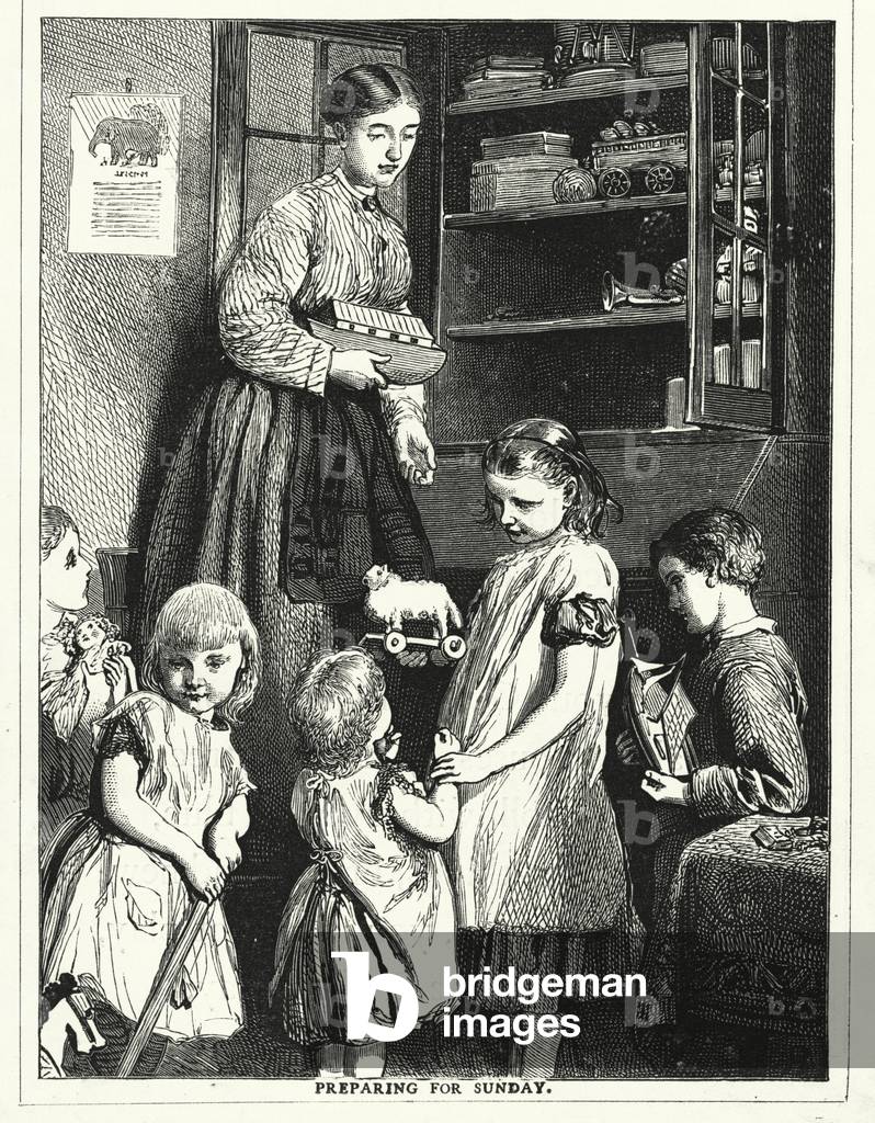 Preparing for Sunday (engraving)