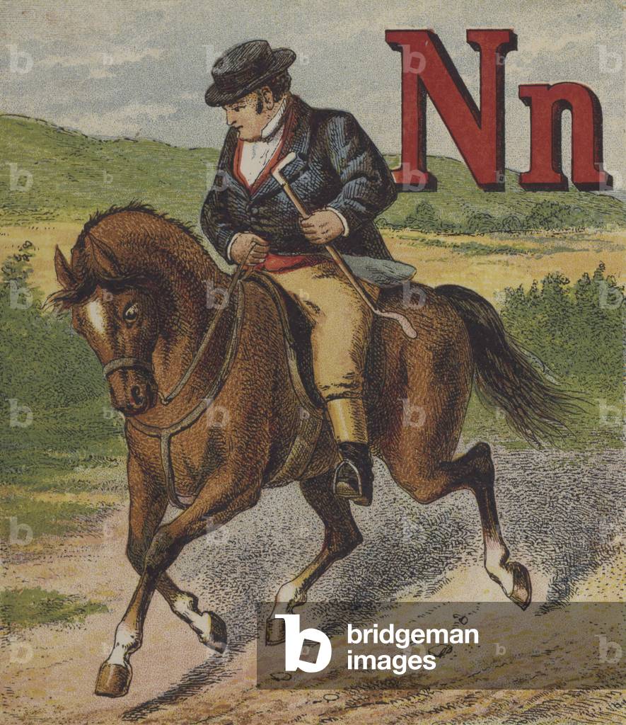 Illustration for John Bulls Farm Alphabet (colour litho)