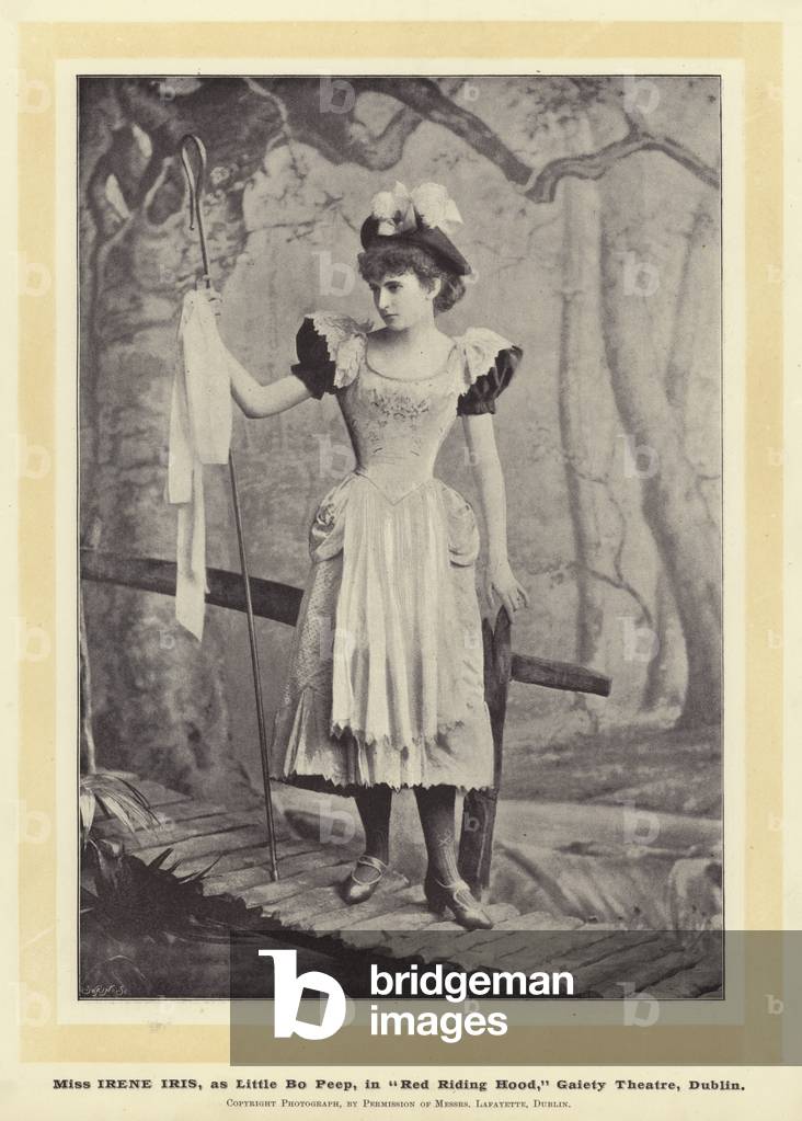 Miss Irene Iris, as Little Bo Peep, in 