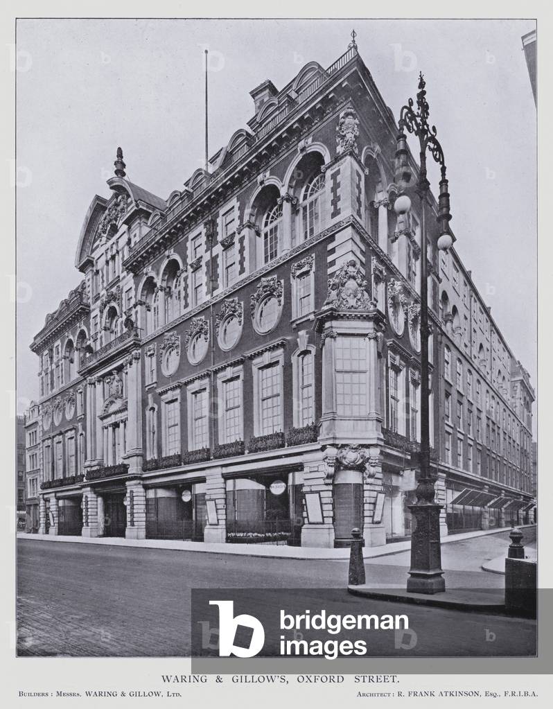 Waring And Gillow's, Oxford Street (b/w photo)