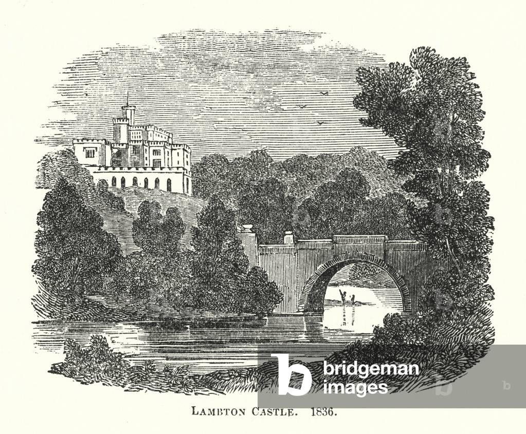Lambton Castle, 1836 (engraving)