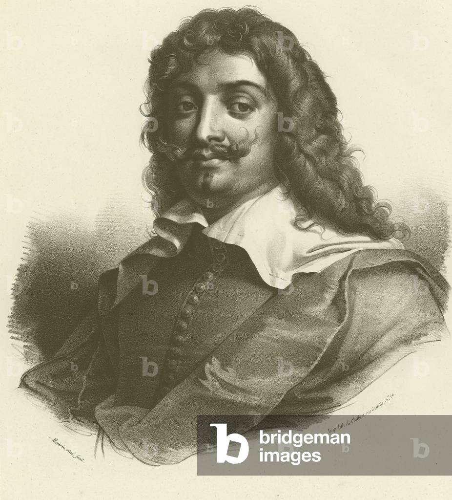 Adriaen Brouwer, Flemish artist (engraving)