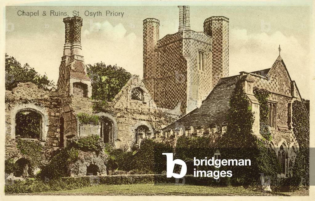 Chapel and Ruins, St Osyth Priory (colour photo)