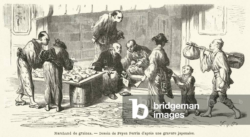 Marchand de graines (engraving)