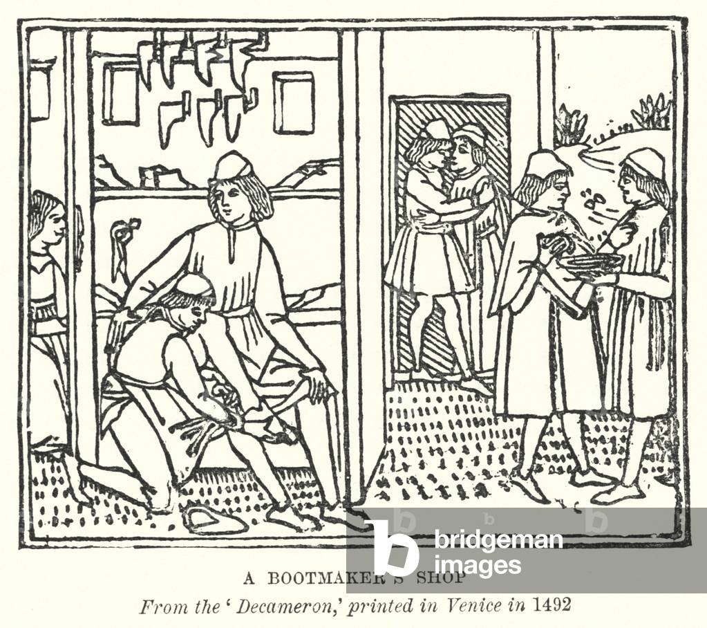 A Bootmaker's Shop (engraving)
