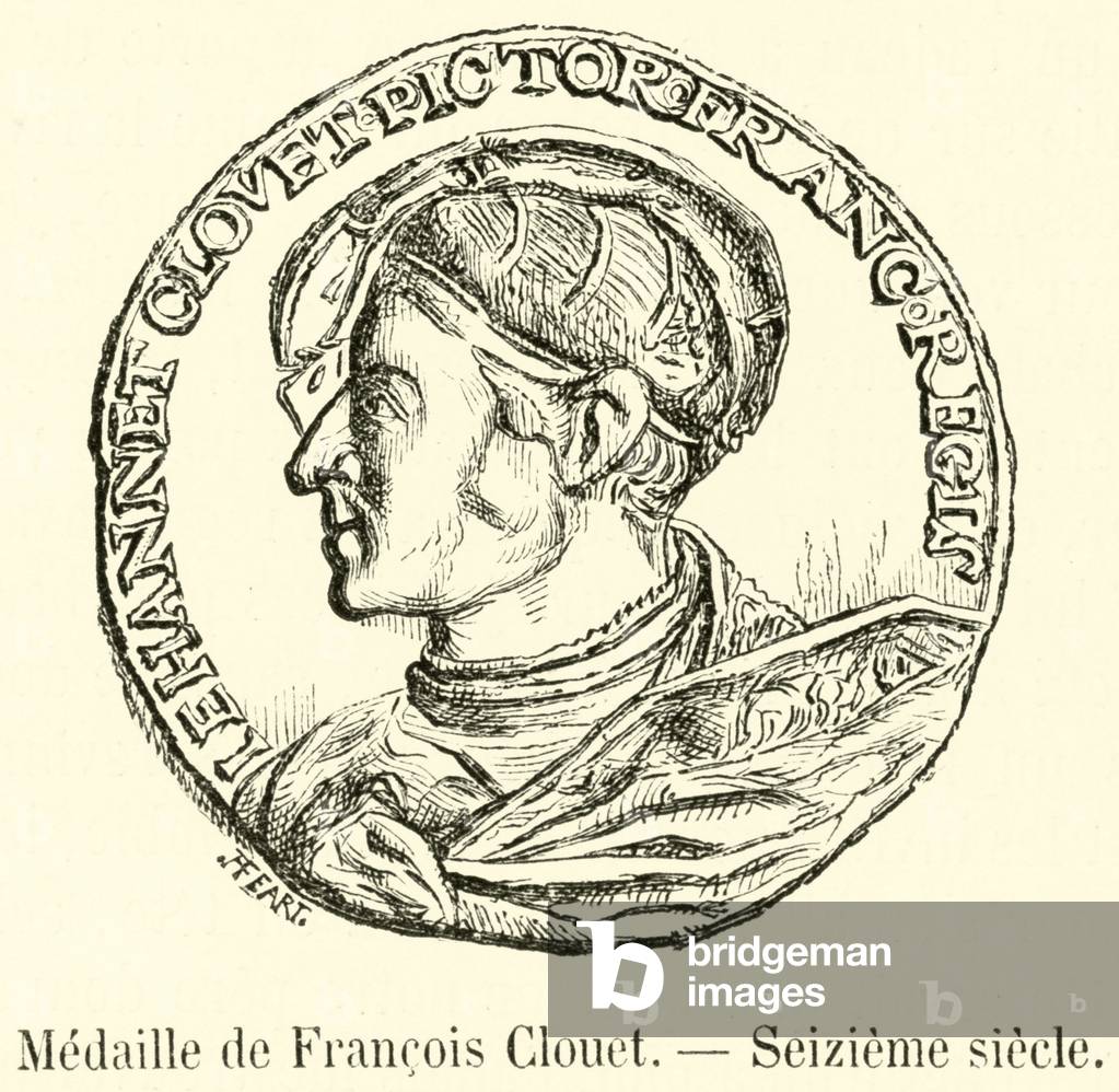 Medaille de Francois Clouet, Seizieme siecle (engraving)