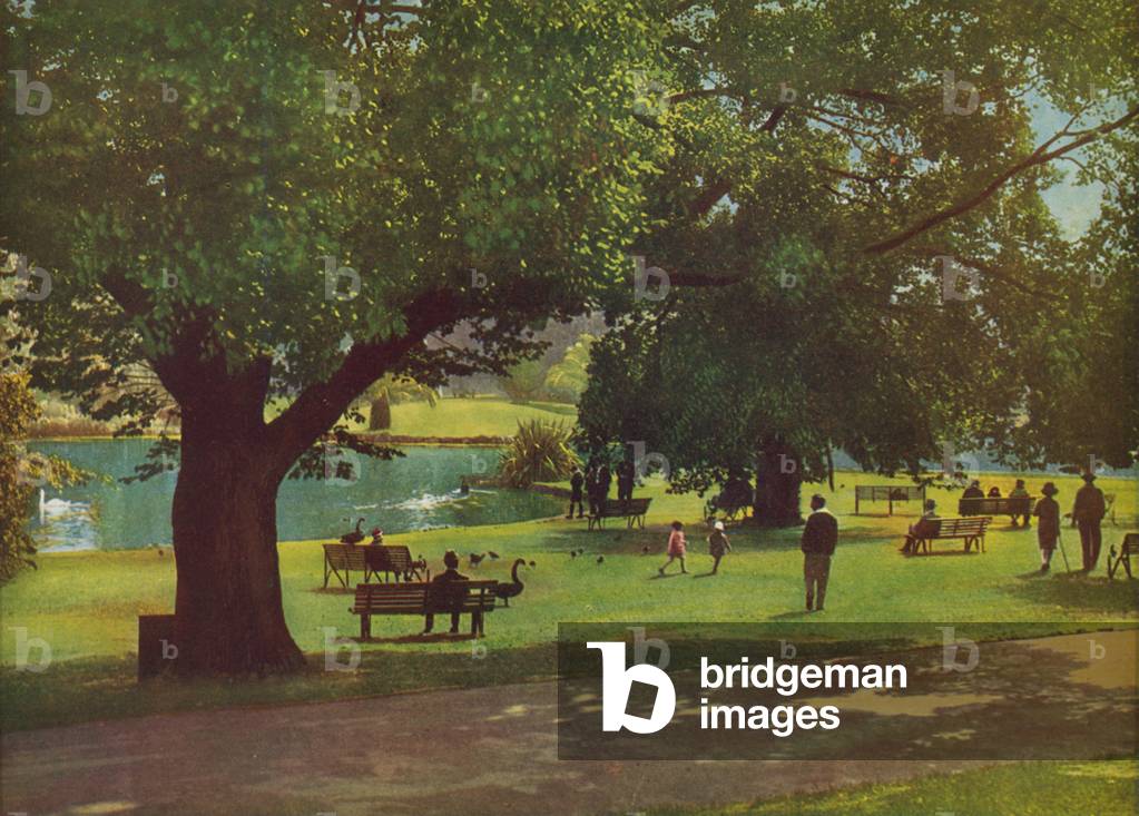 The Botanic Gardens, Melbourne (colour photo)