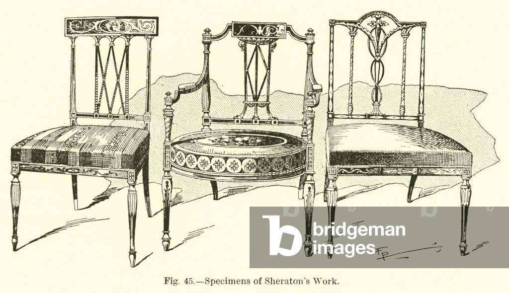 Specimens of Sheraton's Work (engraving)