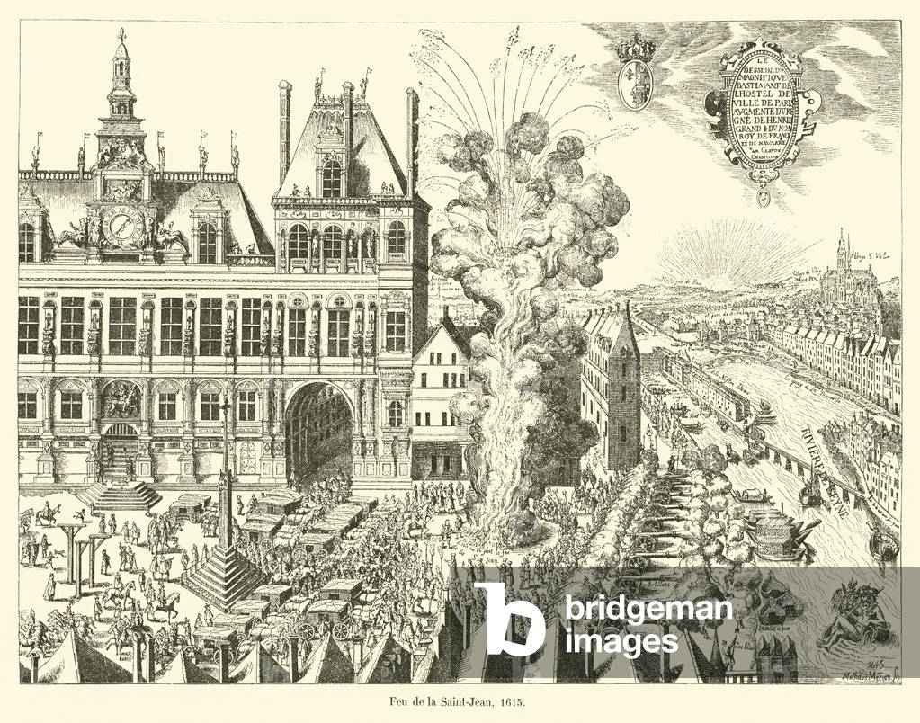 Feu de la Saint-Jean, 1615 (engraving)