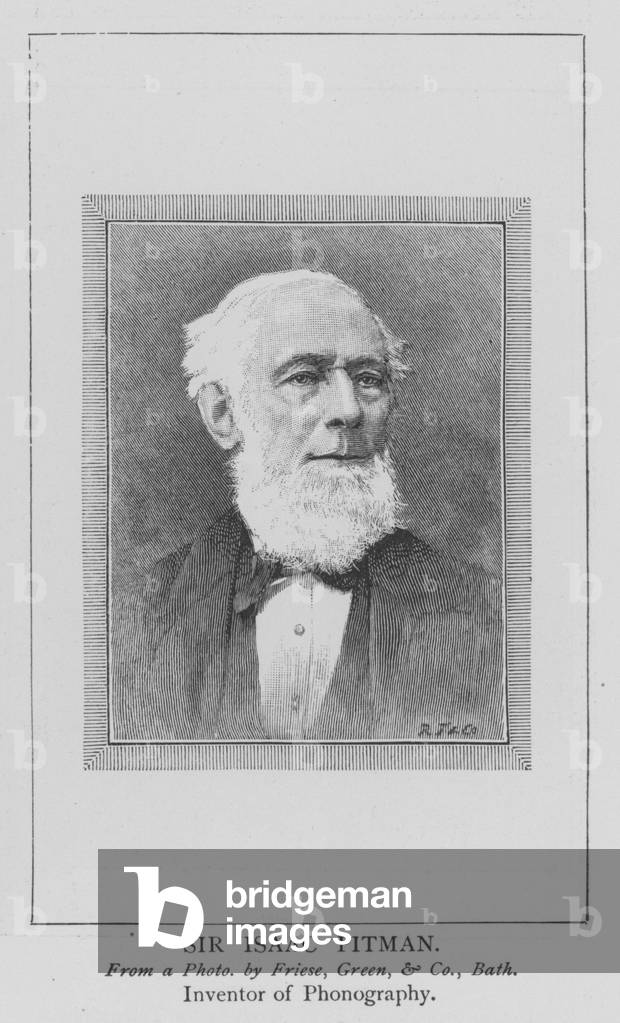 Sir Isaac Pitman (engraving)