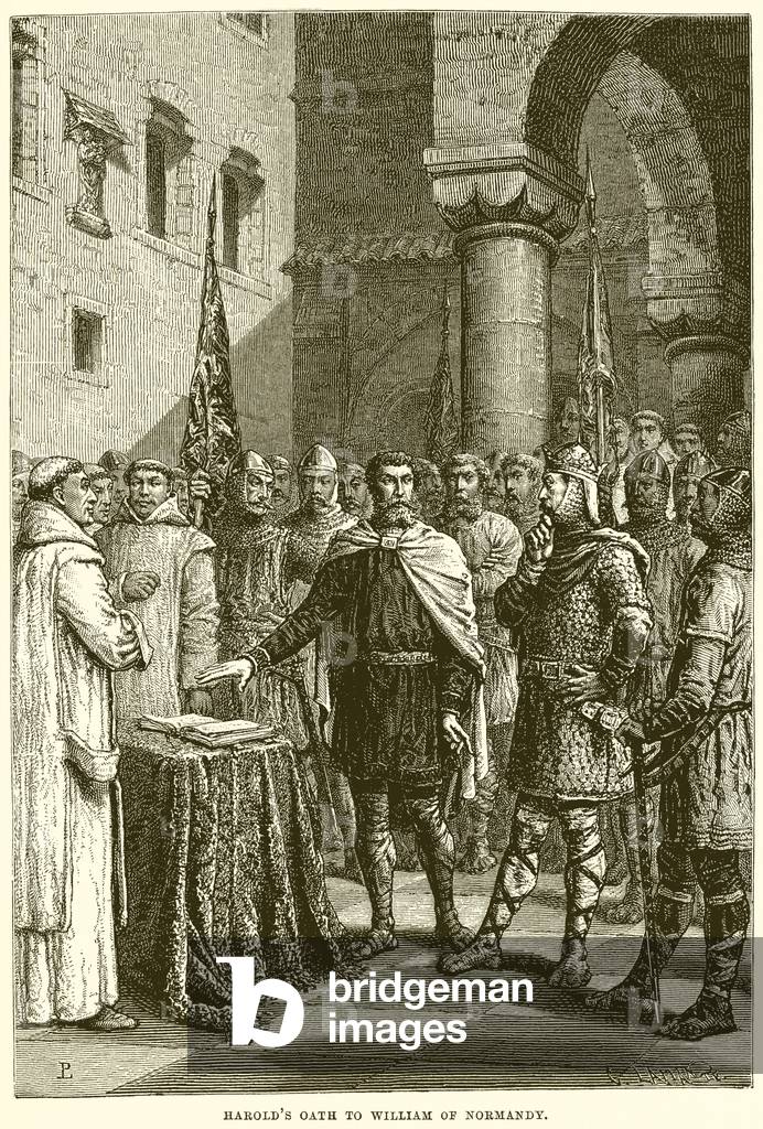 Harold's Oath to William of Normandy (engraving)