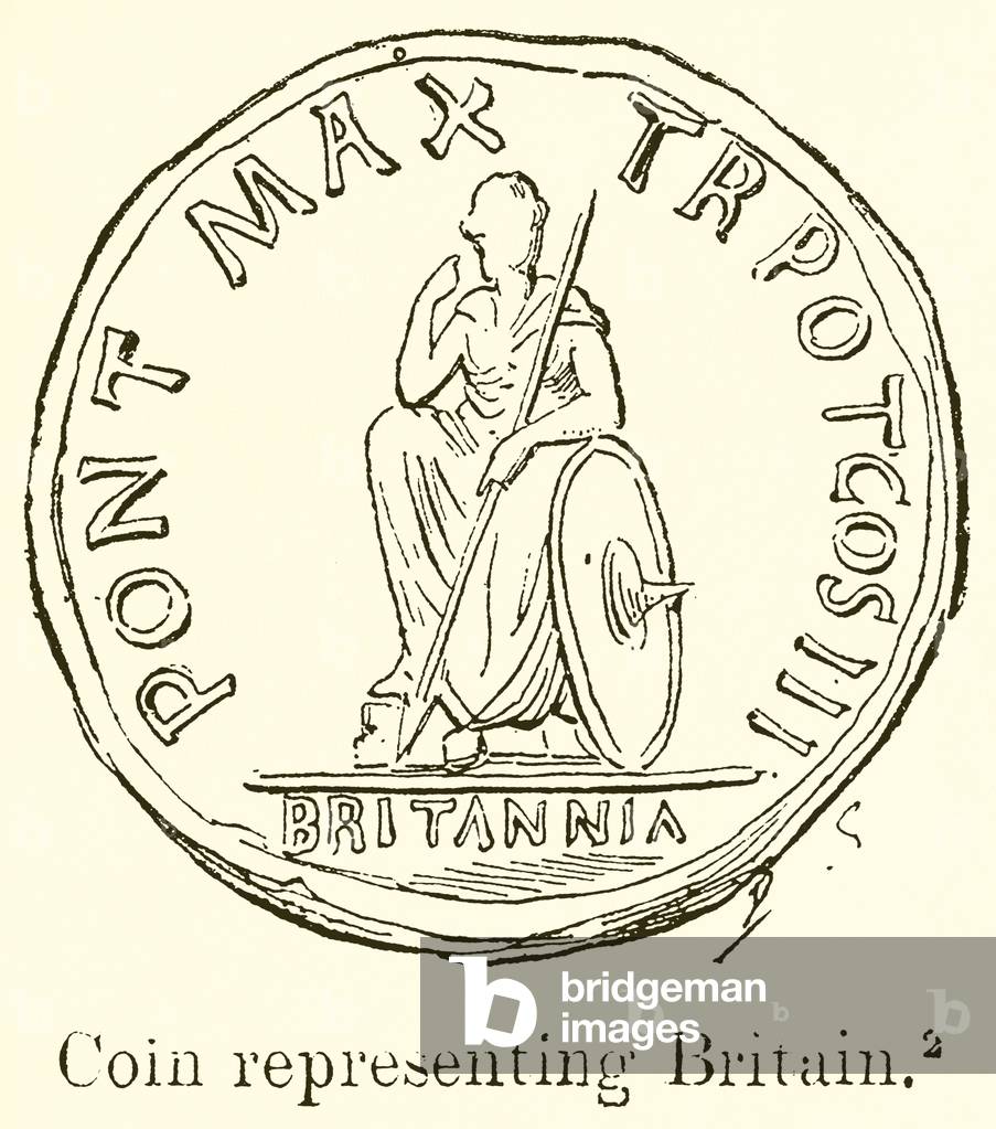 Coin Representing Britain (engraving)