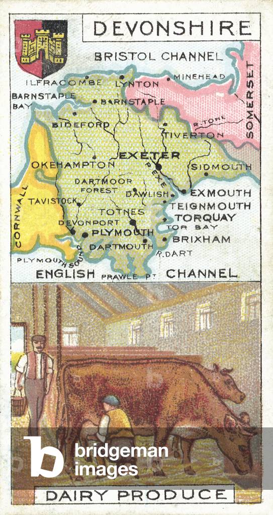 Devonshire, Dairy Produce (chromolitho)