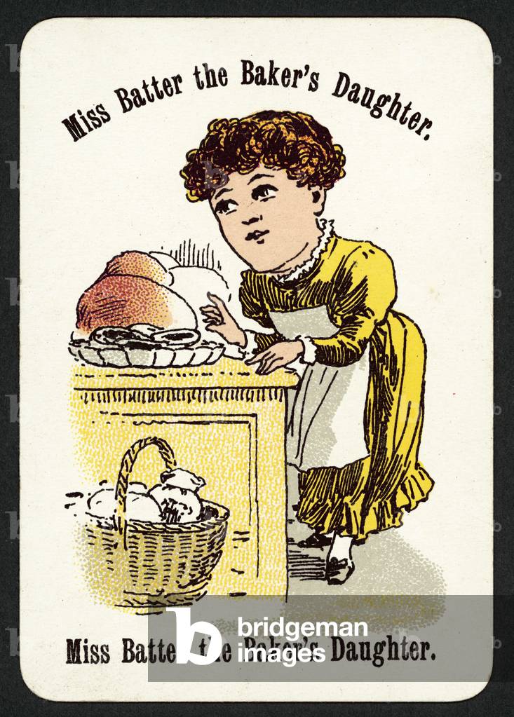 Miss Batter The Baker's Daughter (colour litho)