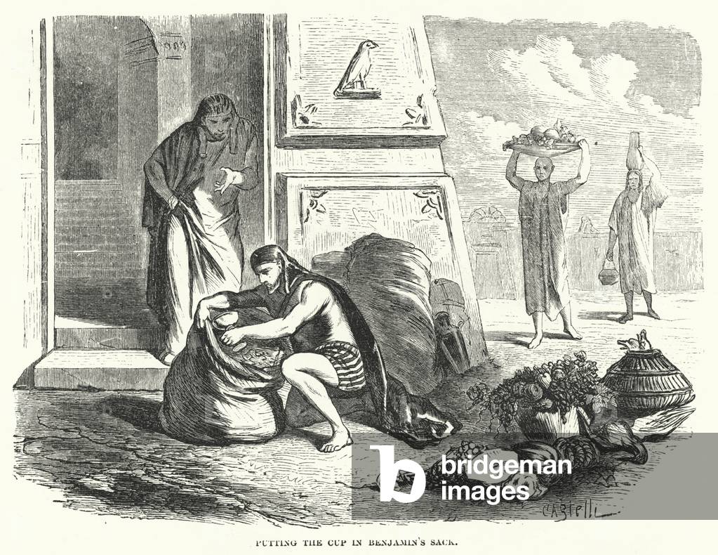 Putting the Cup in Benjamin's Sack (engraving)