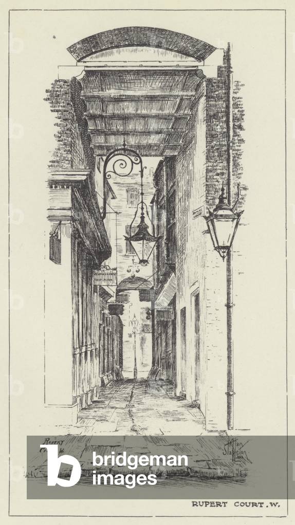 Rupert Court, West (litho)