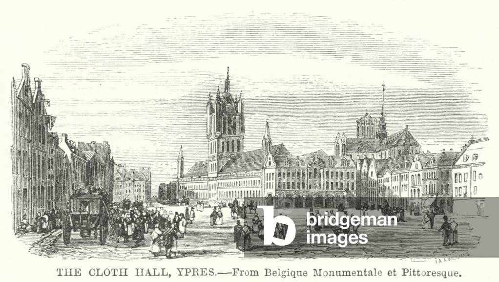 The Cloth Hall, Ypres (engraving)