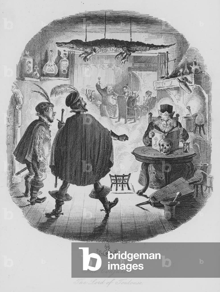 The Conjuror, the Lord of Toulouse (engraving)
